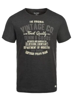 BLEND Herren Kurzarmshirt - BHVadim in anthrazit