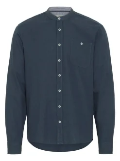 BLEND Herren Langarmhemd - BHBobby in blau