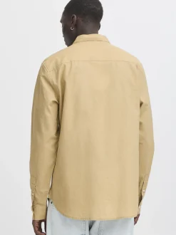 BLEND Herren Langarmhemd - BHBay in beige