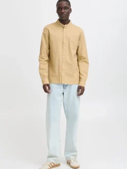 BLEND Herren Langarmhemd - BHBay in beige