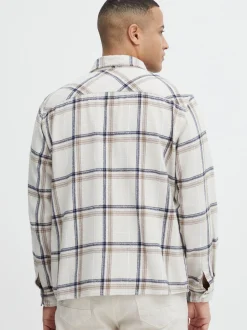 BLEND Herren Langarmhemd - BHShirt in beige