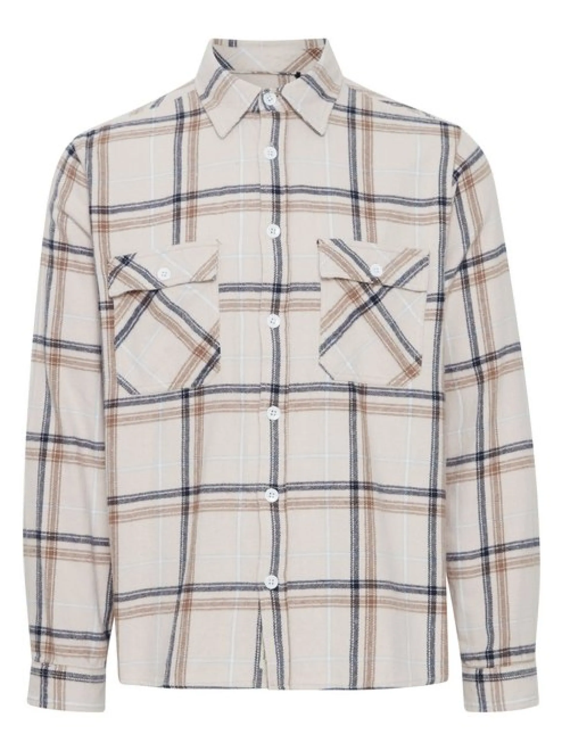 BLEND Herren Langarmhemd - BHShirt in beige