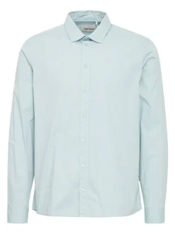 BLEND Herren Langarmhemd in blau