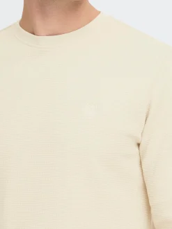 BLEND Herren Langarmshirt - BHForta in beige