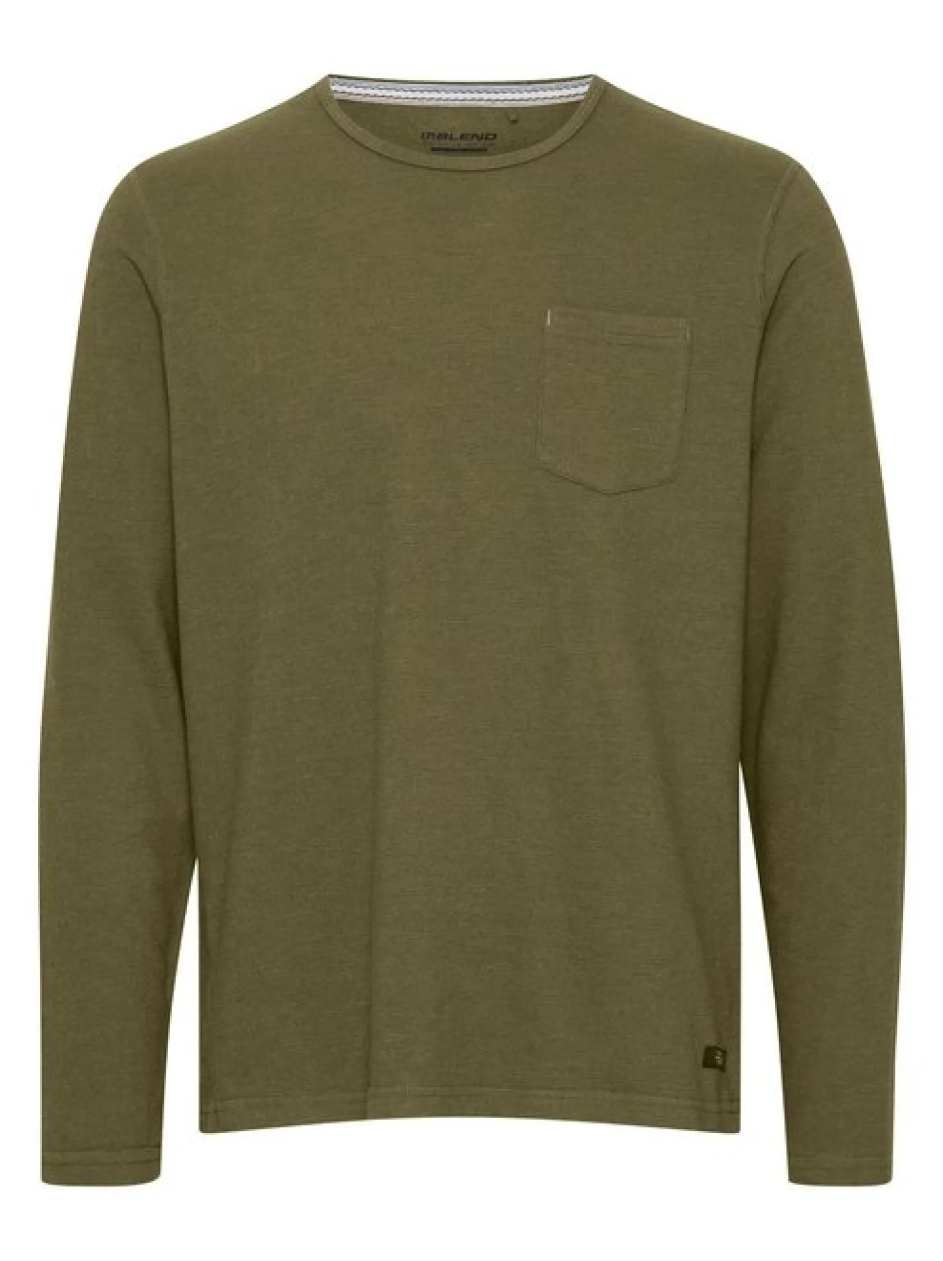 BLEND Herren Langarmshirt - BHTee in grün
