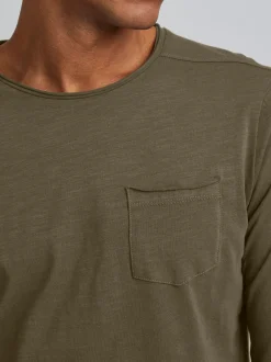 BLEND Herren Langarmshirt - BHBhnicolai in grün