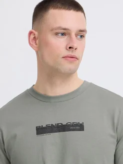 BLEND Herren Langarmshirt - BHKemuel in grau