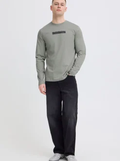 BLEND Herren Langarmshirt - BHKemuel in grau