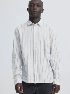 BLEND Herren Leinenhemd - BHAban in hellblau