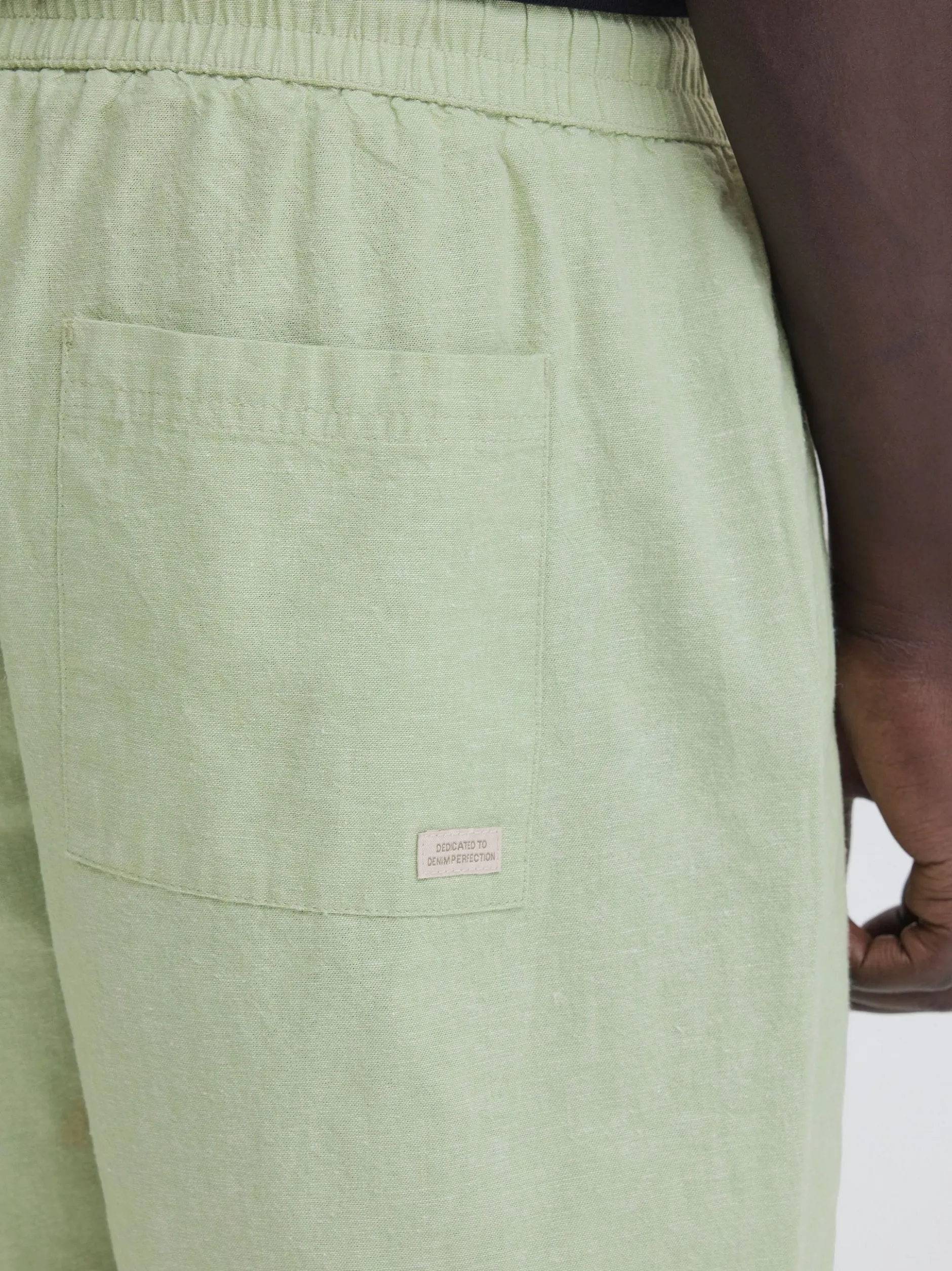BLEND Herren Leinenhose - BHAban in grün