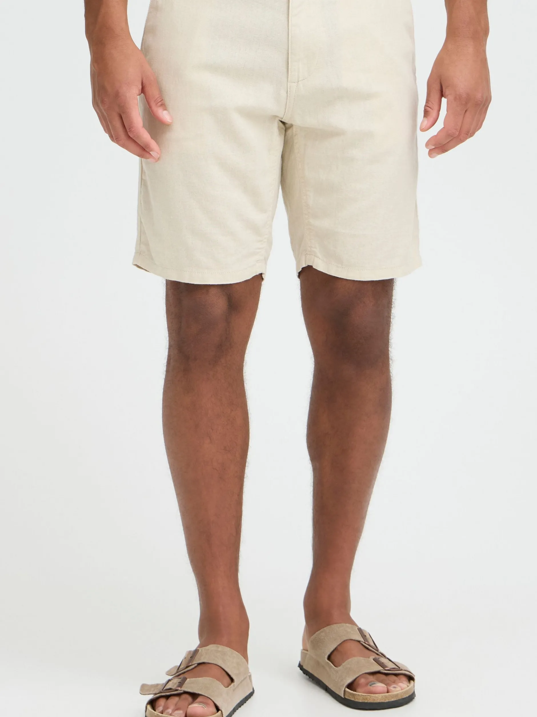 BLEND Herren Leinenhose - BHLikat in beige