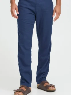 BLEND Herren Leinenhose - BHLikan in blau