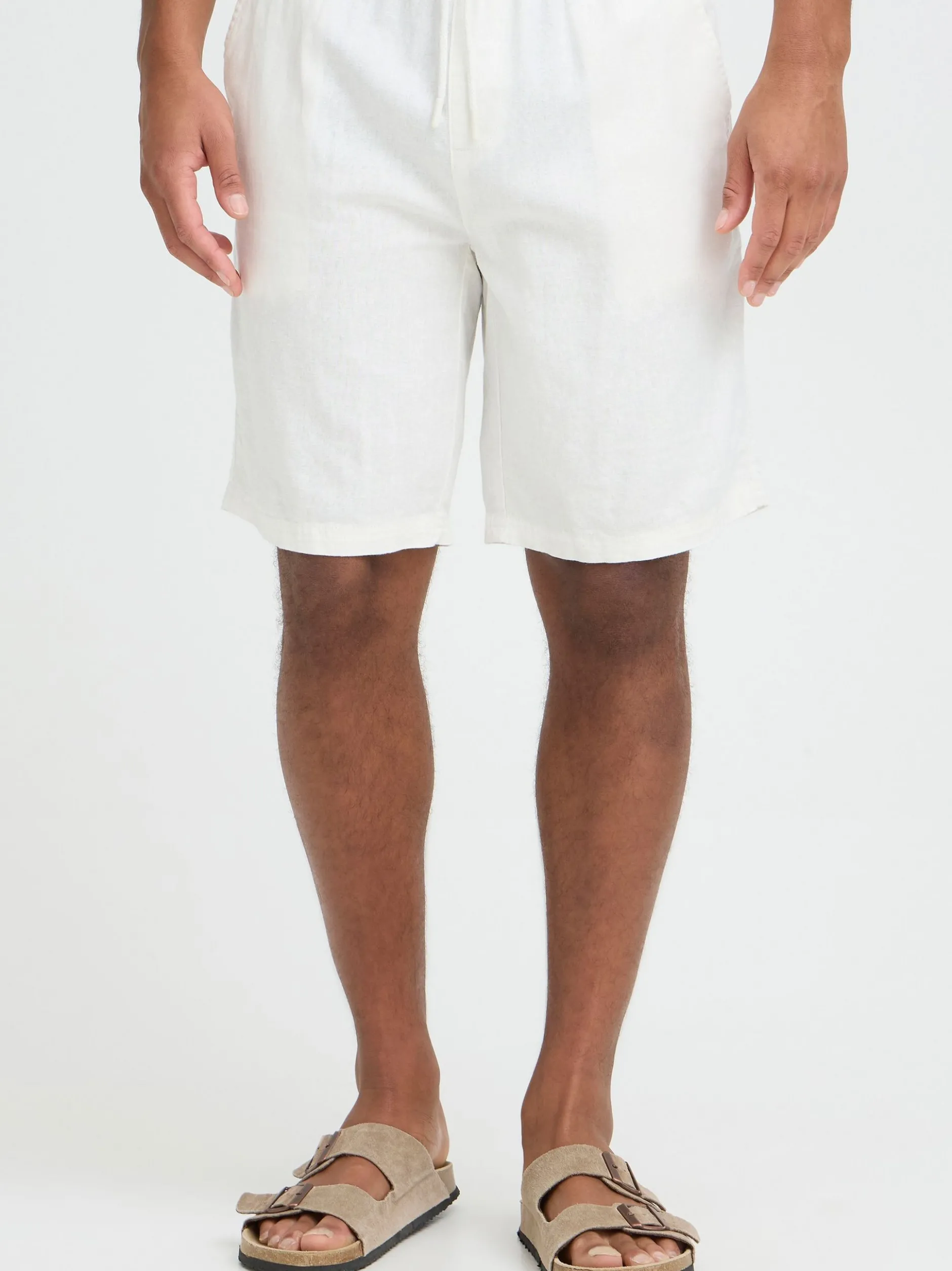 BLEND Herren Leinenhose - BHLika in weiß