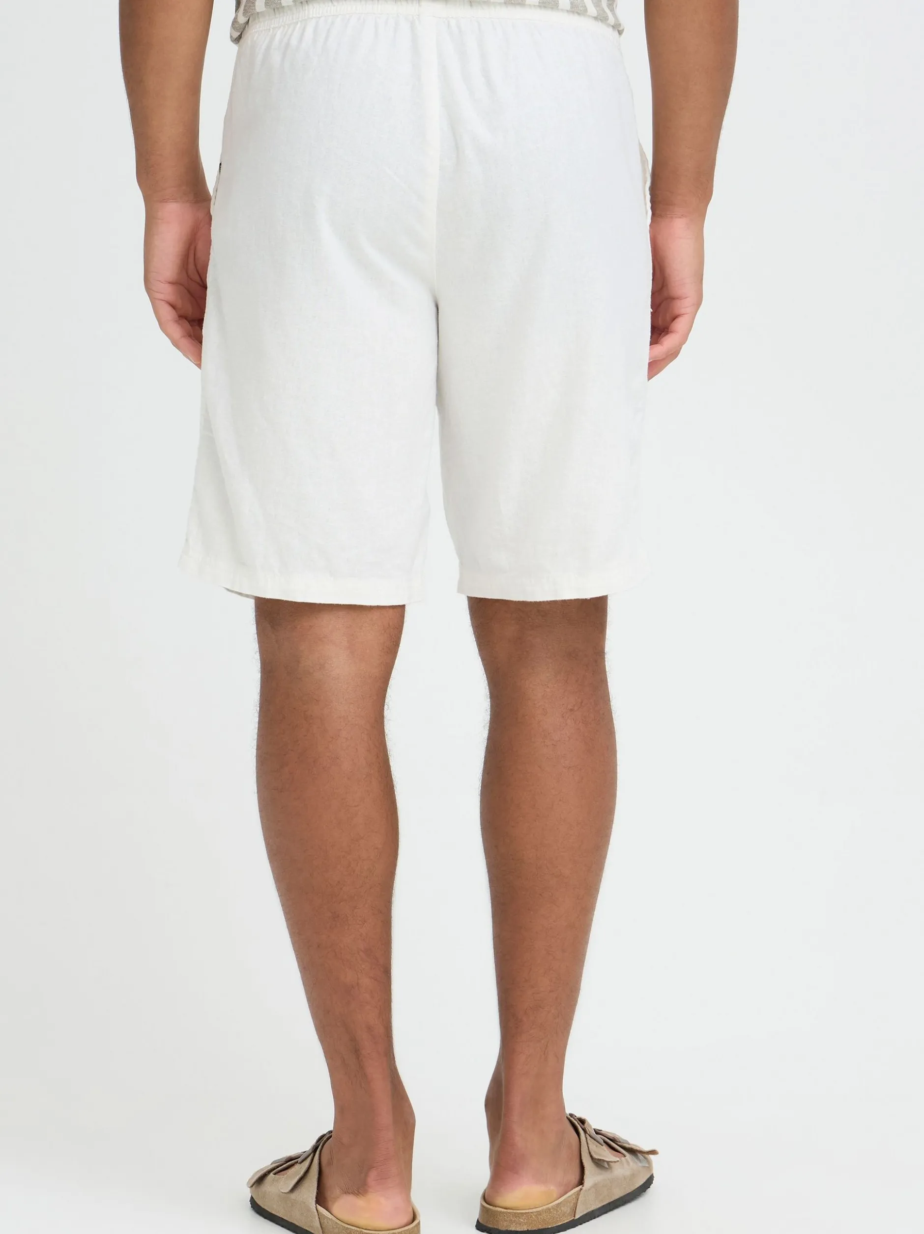 BLEND Herren Leinenhose - BHLika in weiß