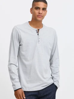 BLEND Herren Longsleeve - BHTee in grau