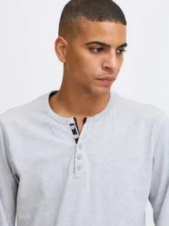 BLEND Herren Longsleeve - BHTee in grau