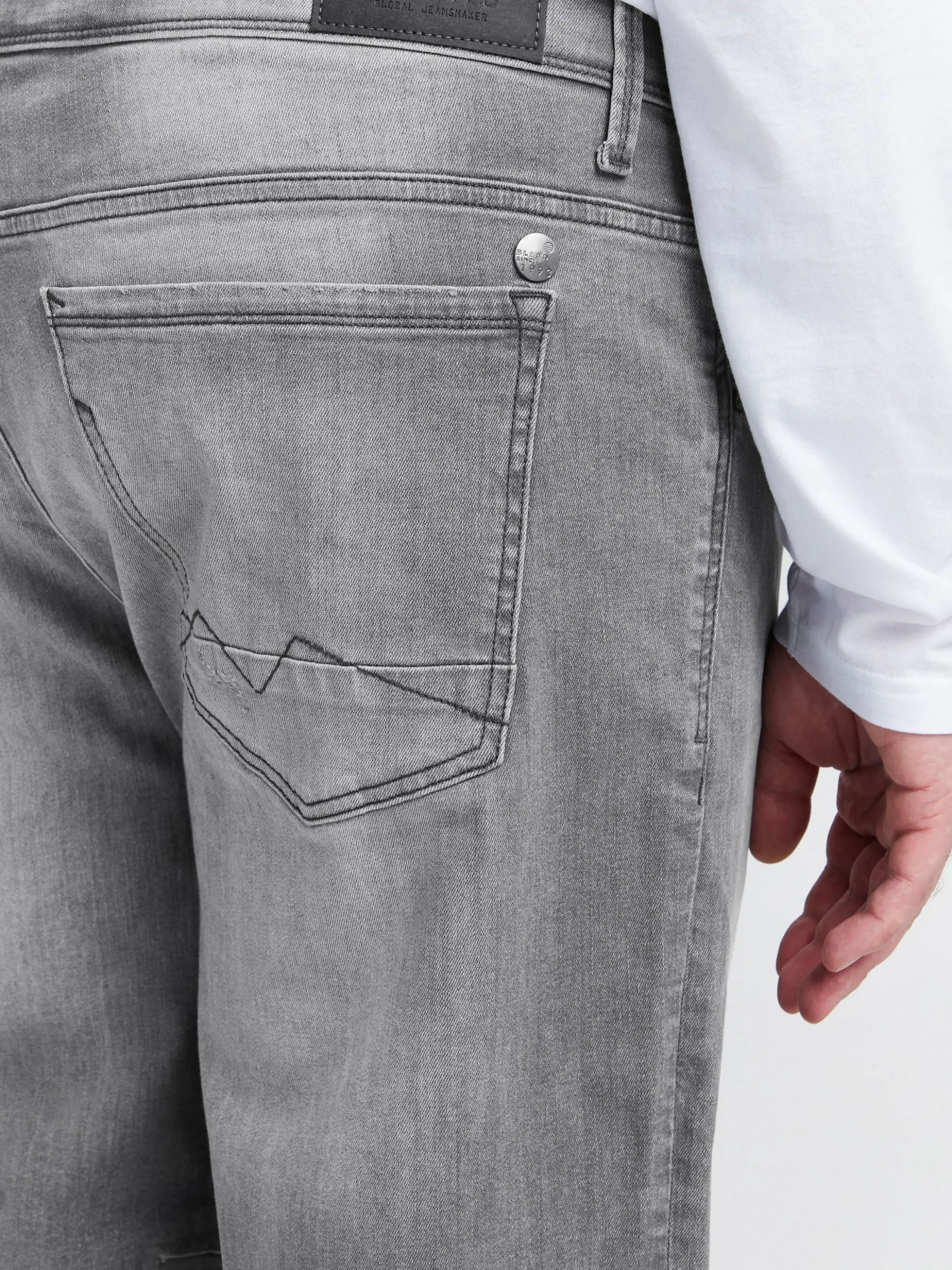 BLEND Herren 5-Pocket-Jeans - BHDenon Big & Tall in grau