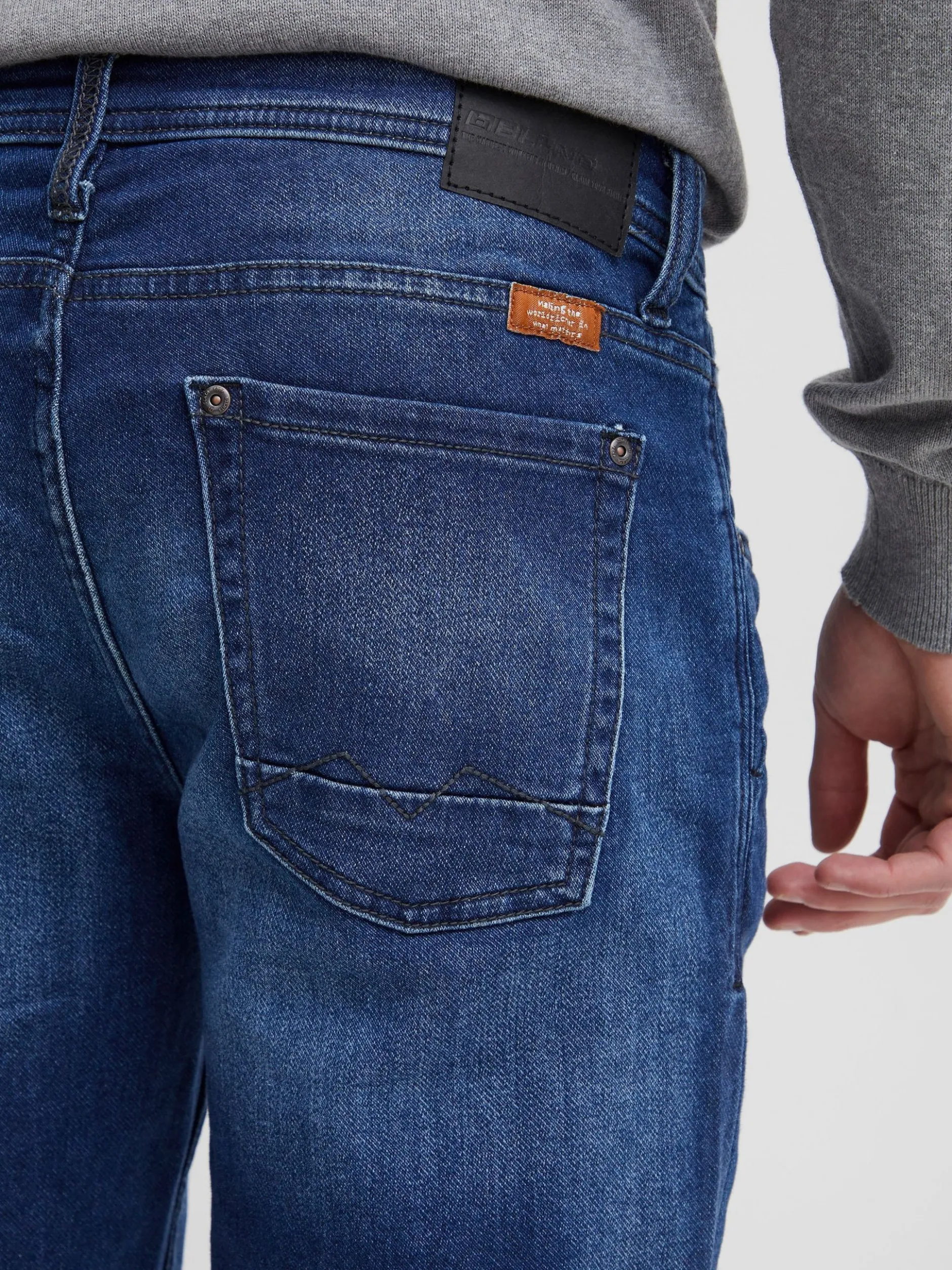 BLEND Herren 5-Pocket-Jeans in dark stone
