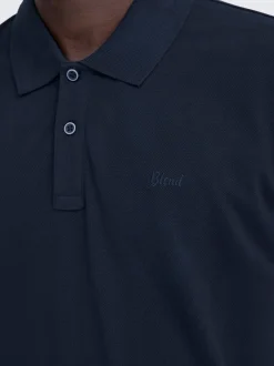 BLEND Herren Poloshirt - BHAbdo in blau