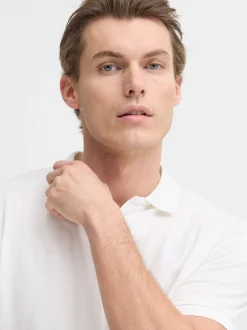 BLEND Herren Poloshirt - BHAbdo in weiß