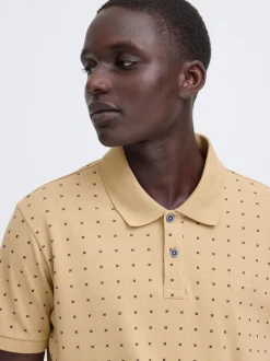 BLEND Herren Poloshirt - BHAbdo in beige