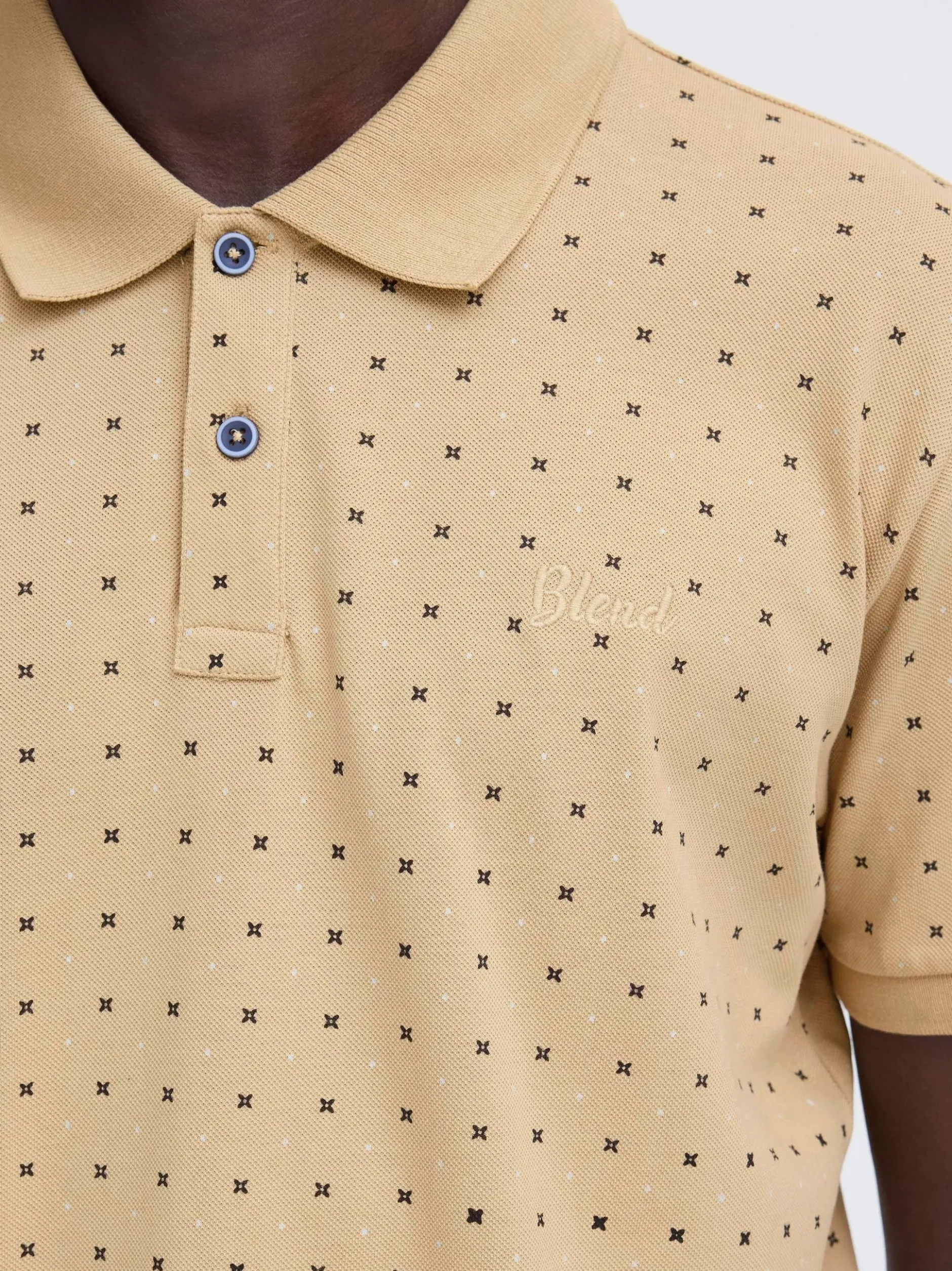 BLEND Herren Poloshirt - BHAbdo in beige