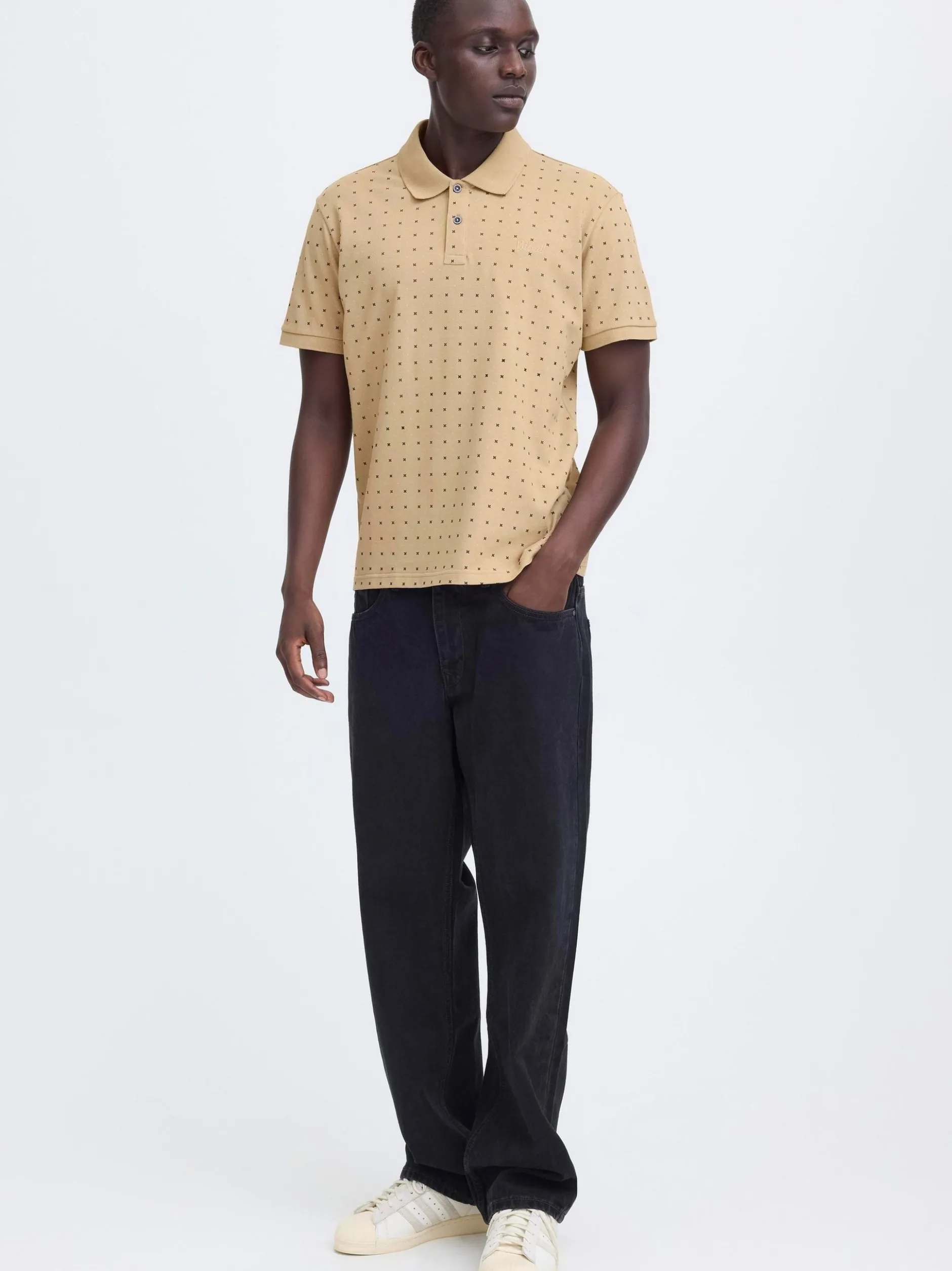 BLEND Herren Poloshirt - BHAbdo in beige