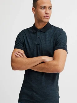 BLEND Herren Poloshirt - BHAlfredo in blau