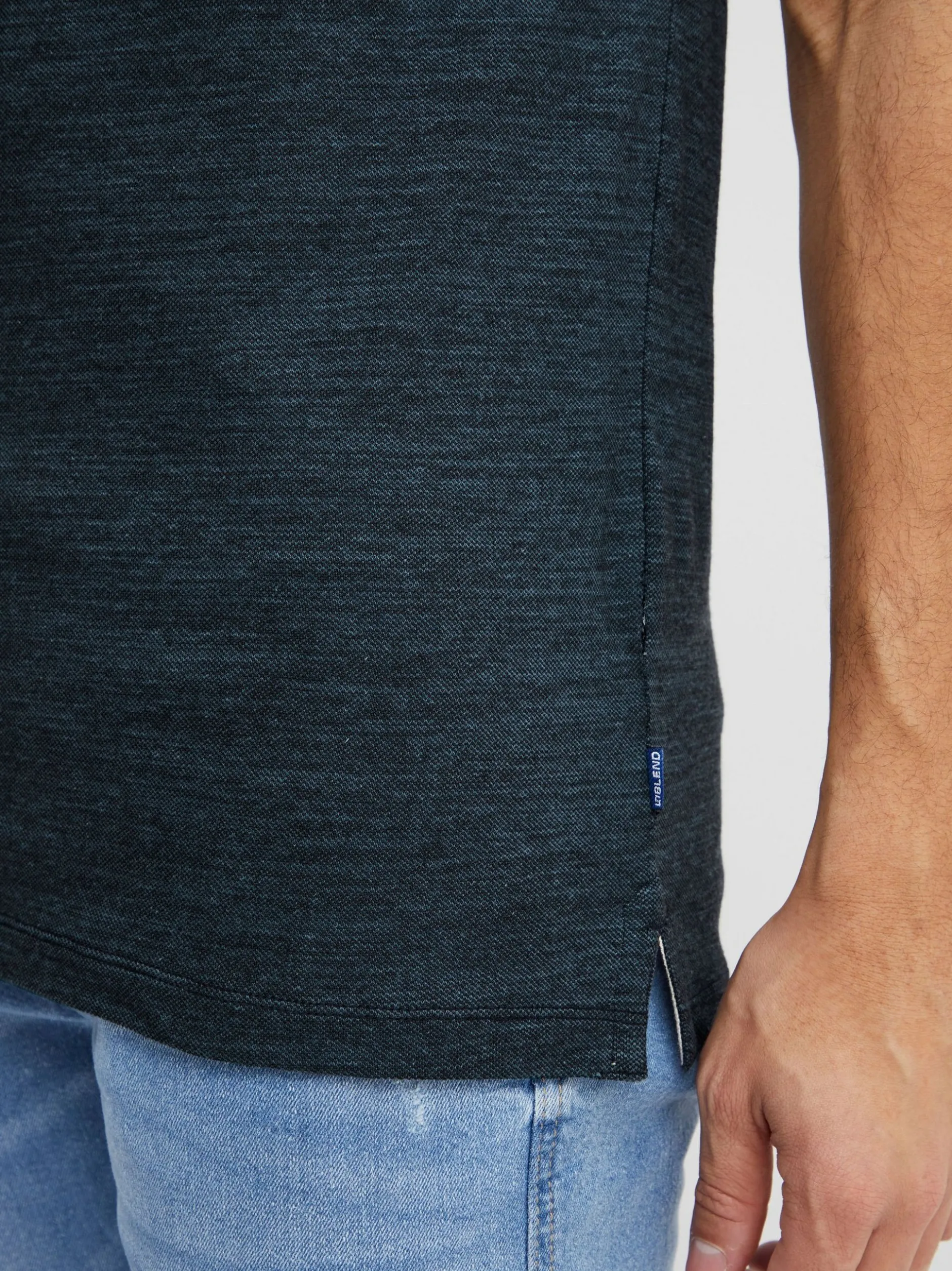 BLEND Herren Poloshirt - BHAlfredo in blau