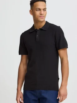 BLEND Herren Poloshirt - BHAlk in schwarz