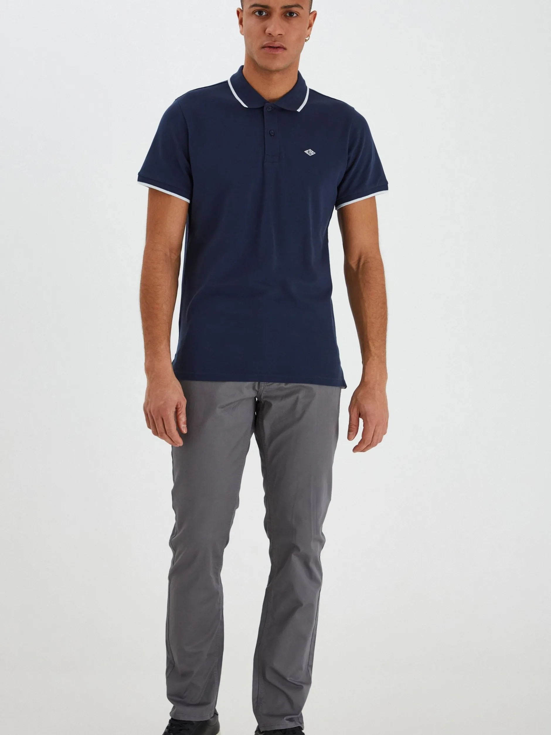 BLEND Herren Poloshirt - BHAlsek in blau