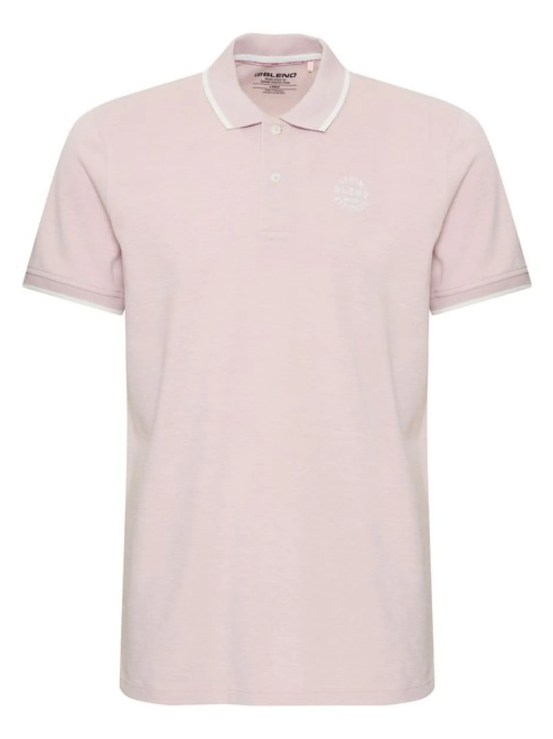 BLEND Herren Poloshirt - BHBhnate in rosa