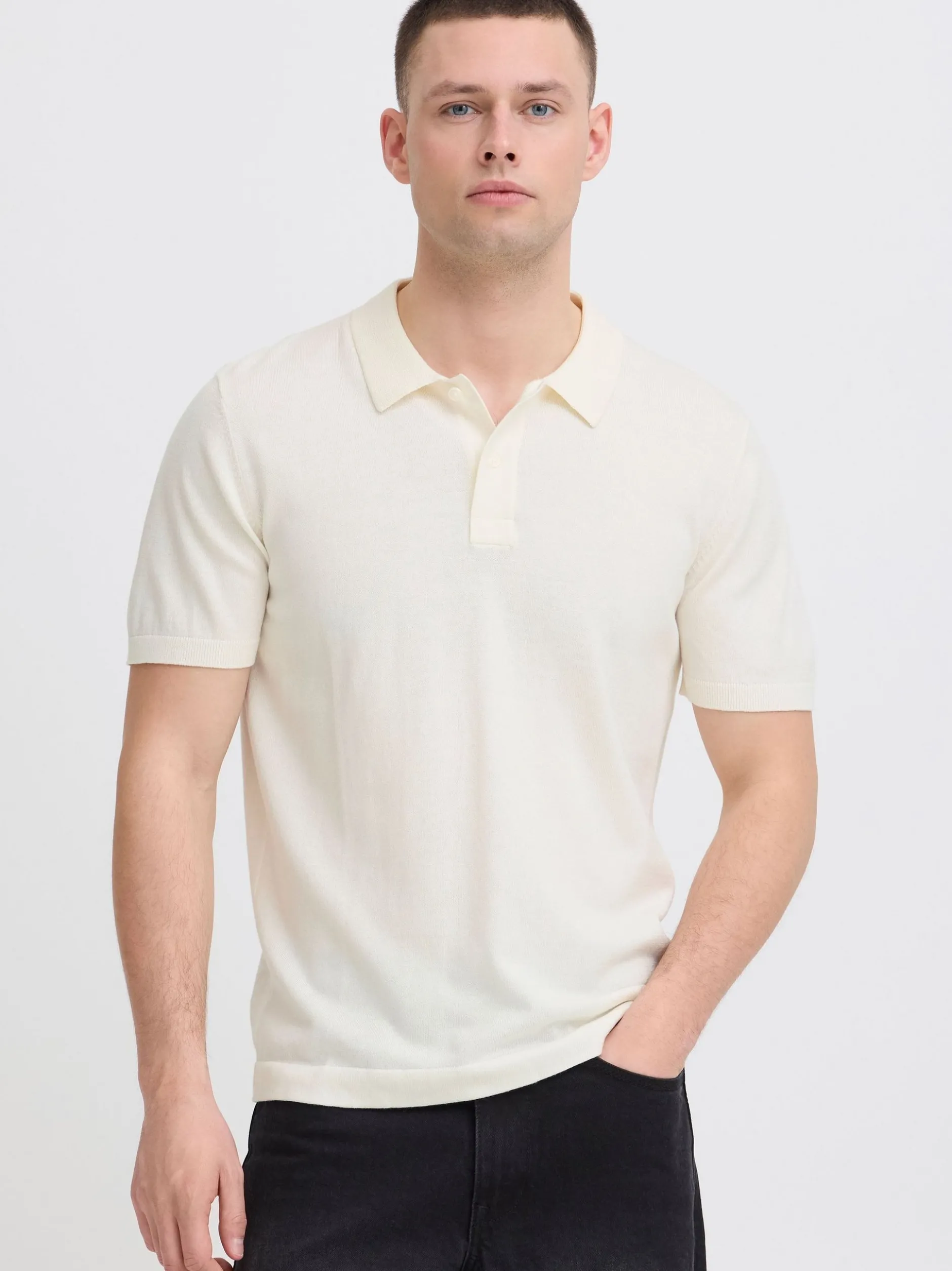 BLEND Herren Poloshirt - BHDao Polo in weiß