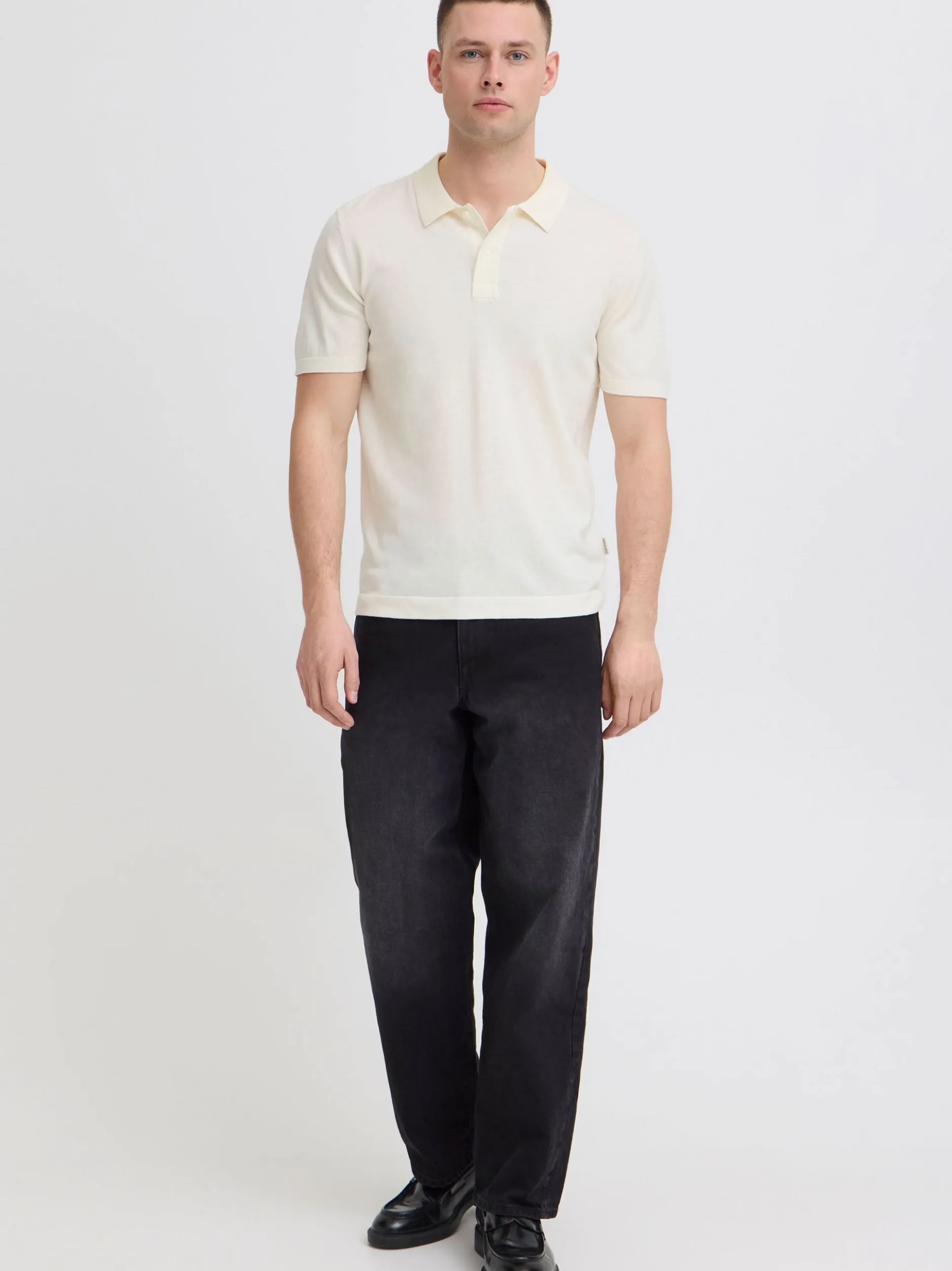 BLEND Herren Poloshirt - BHDao Polo in weiß