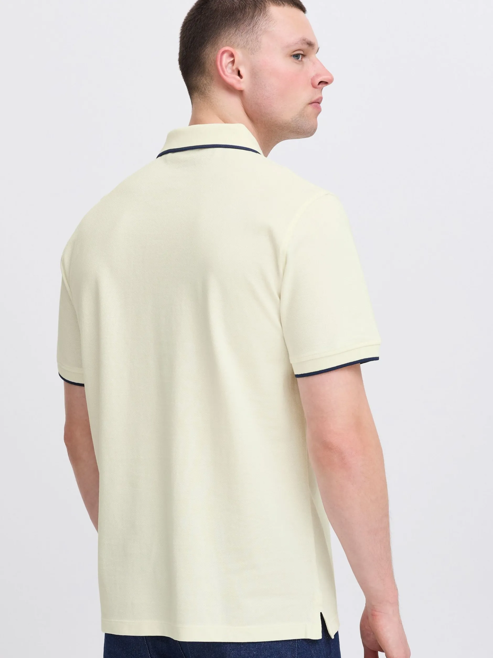 BLEND Herren Poloshirt - BHEdin in weiß