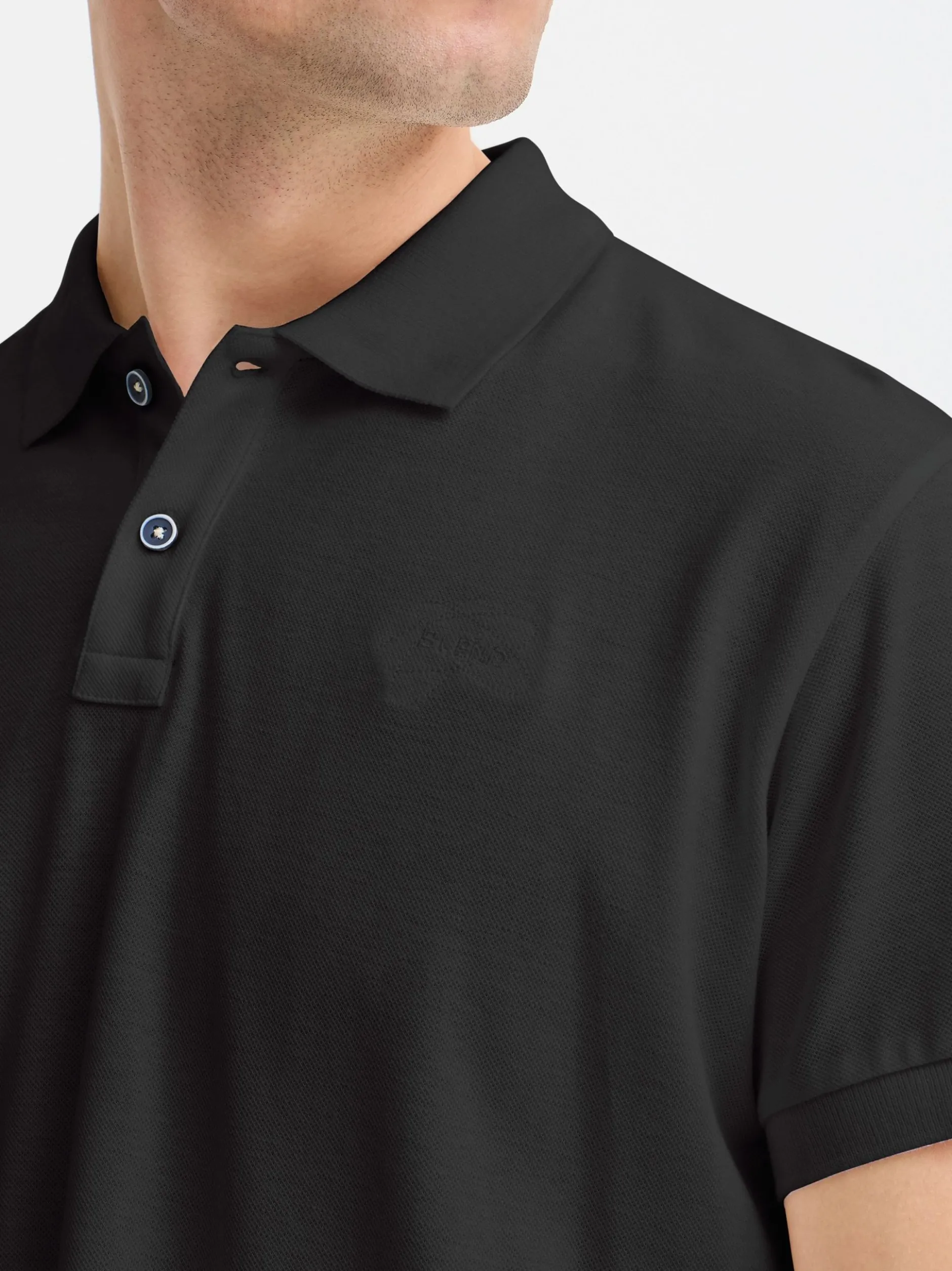 BLEND Herren Poloshirt - BHEric in schwarz