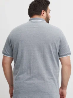 BLEND Herren Poloshirt - BHNATE Big & Tall in denim