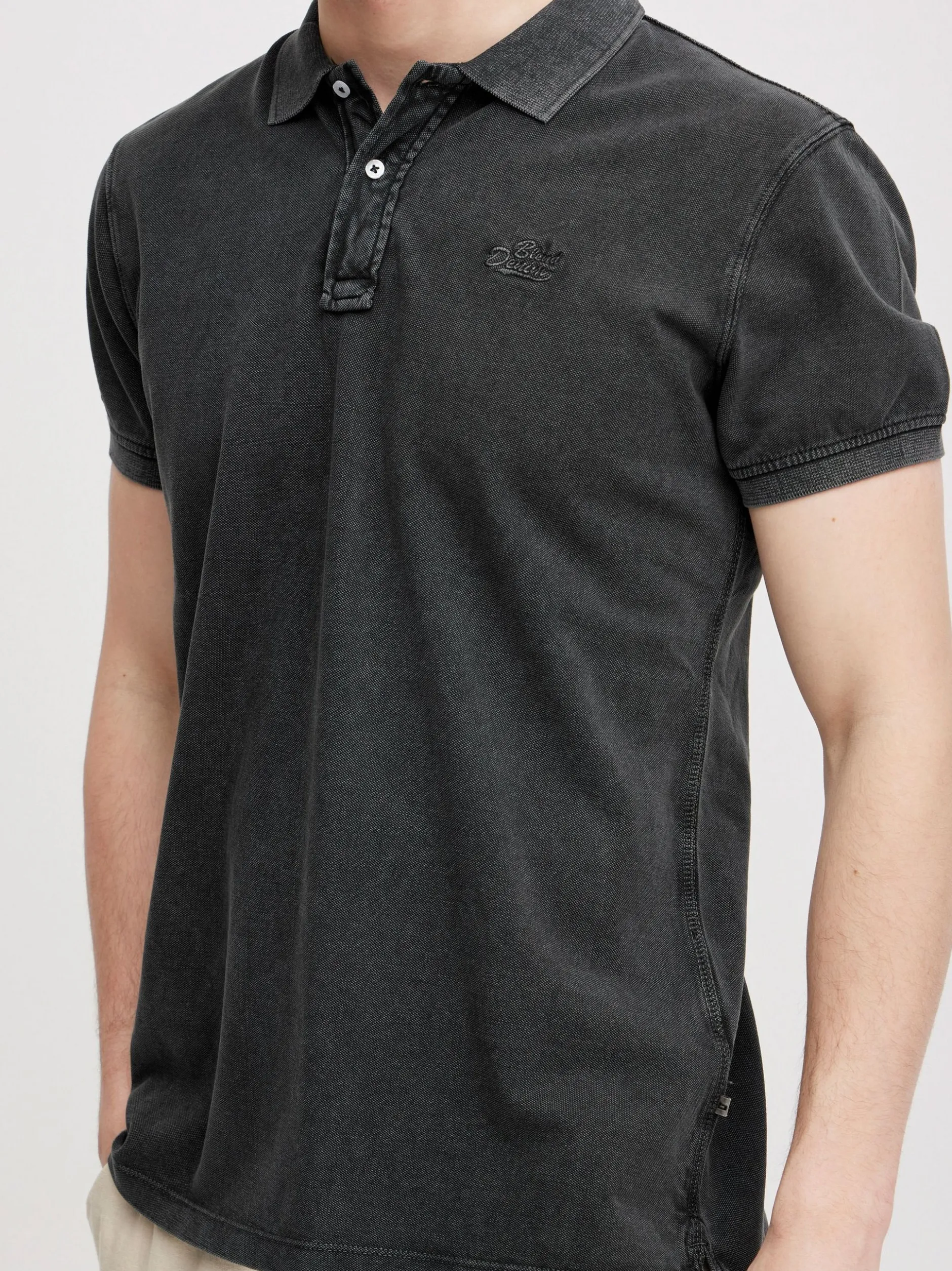 BLEND Herren Poloshirt - BHPolo in schwarz