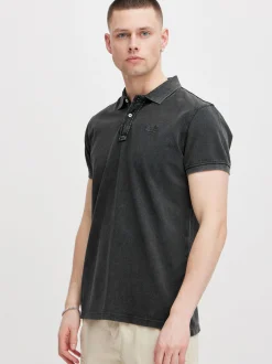 BLEND Herren Poloshirt - BHPolo in schwarz