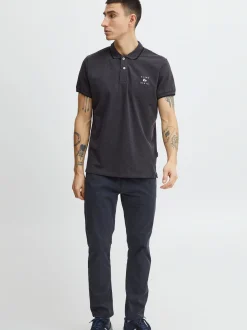 BLEND Herren Poloshirt - BHPolo in anthrazit