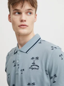BLEND Herren Poloshirt - BHPolo in blau