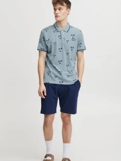 BLEND Herren Poloshirt - BHPolo in blau
