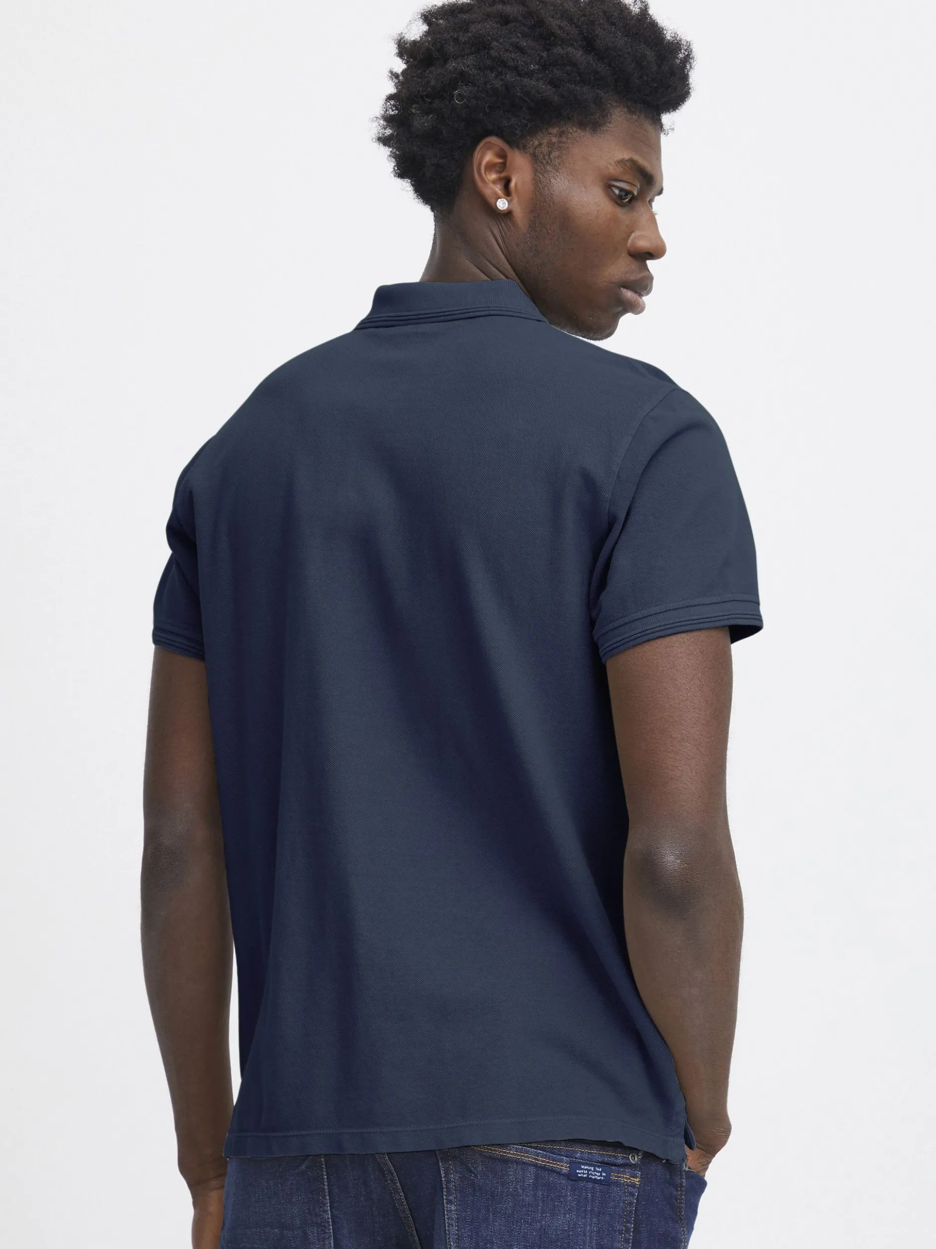 BLEND Herren Poloshirt - BHPolo in blau