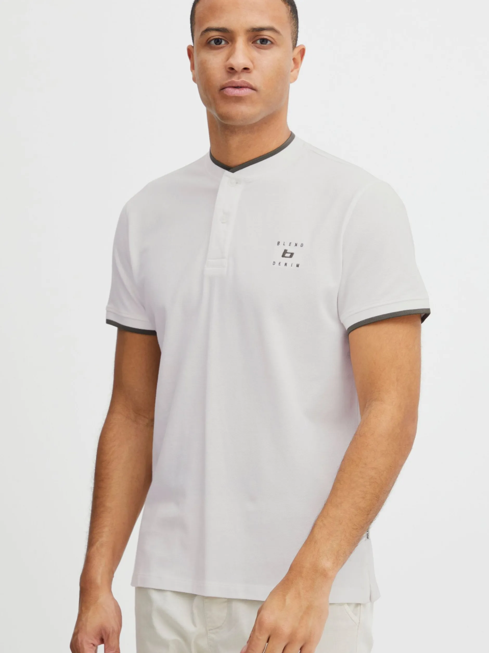 BLEND Herren Poloshirt - BHPolo in weiß