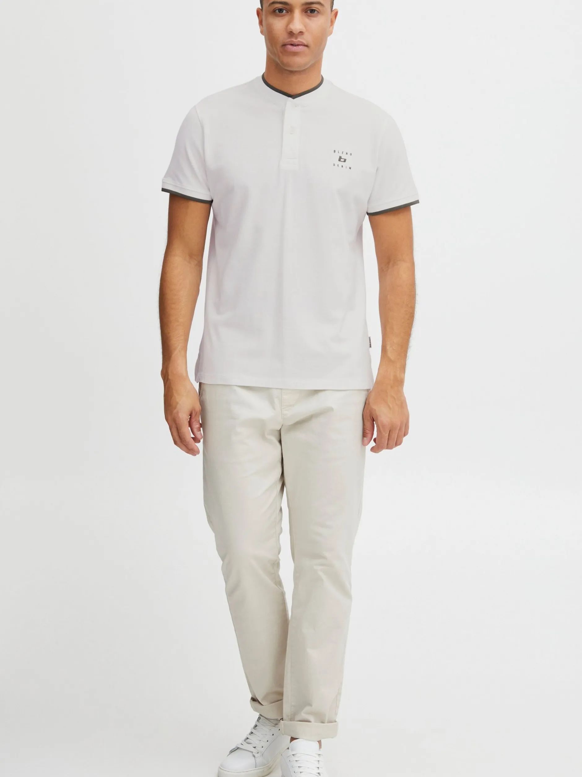 BLEND Herren Poloshirt - BHPolo in weiß