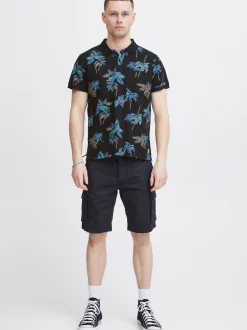 BLEND Herren Poloshirt - BHPolo in schwarz