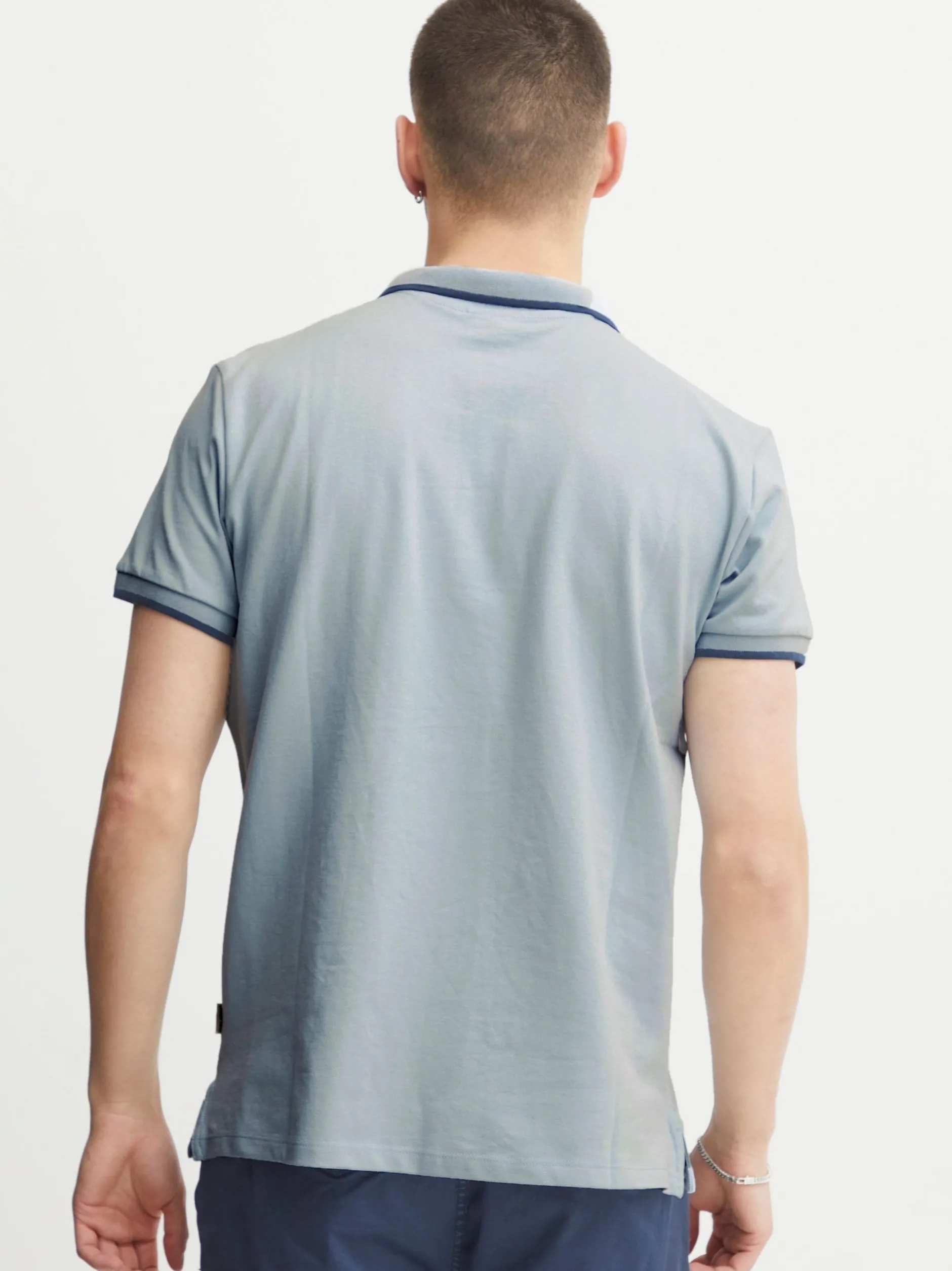 BLEND Herren Poloshirt - BHPolo in blau