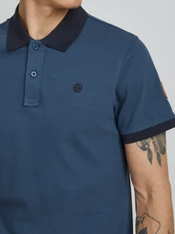 BLEND Herren Poloshirt - BHRalf in blau