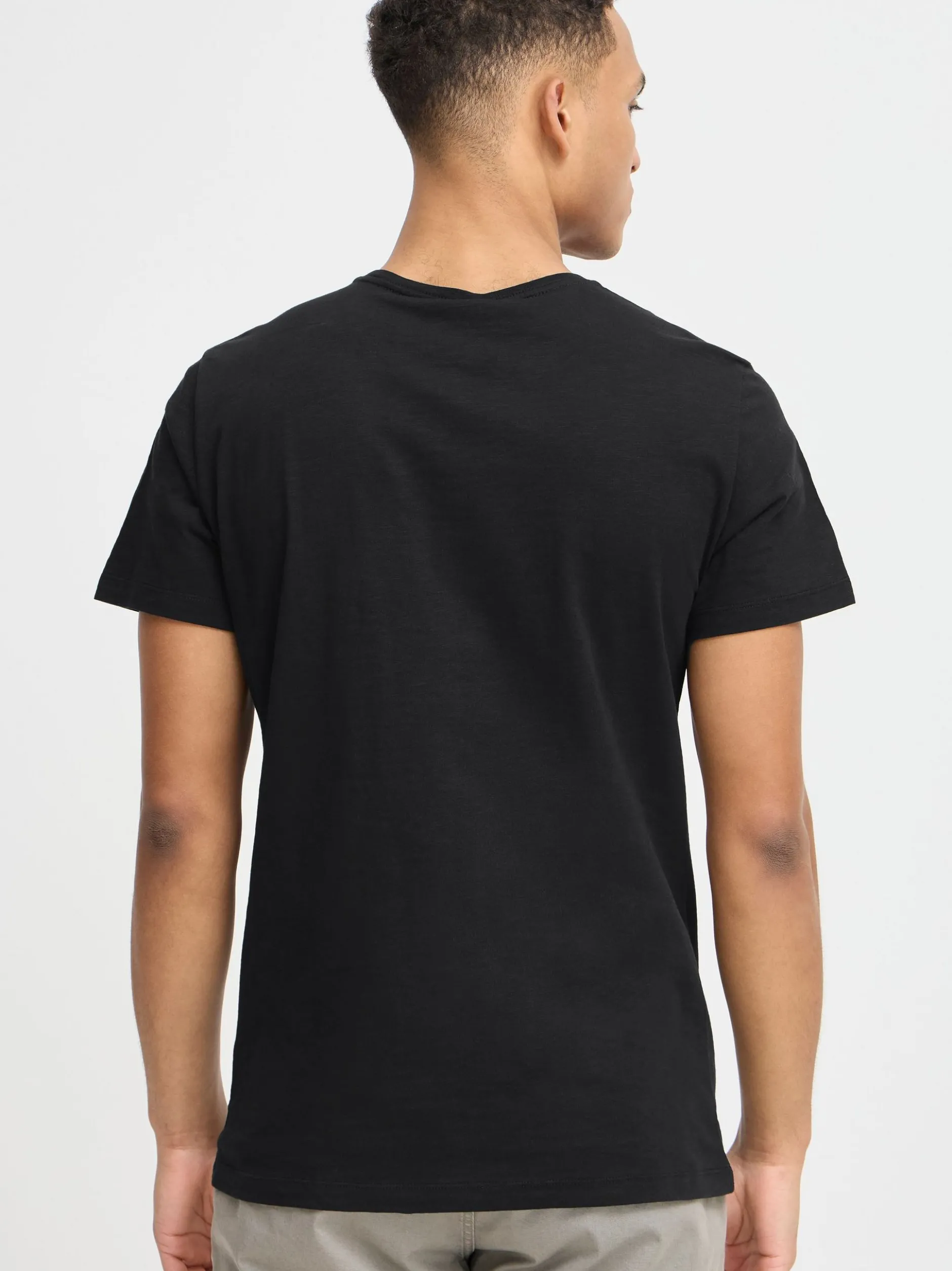 BLEND Herren Print-Shirt - BHPillo in schwarz