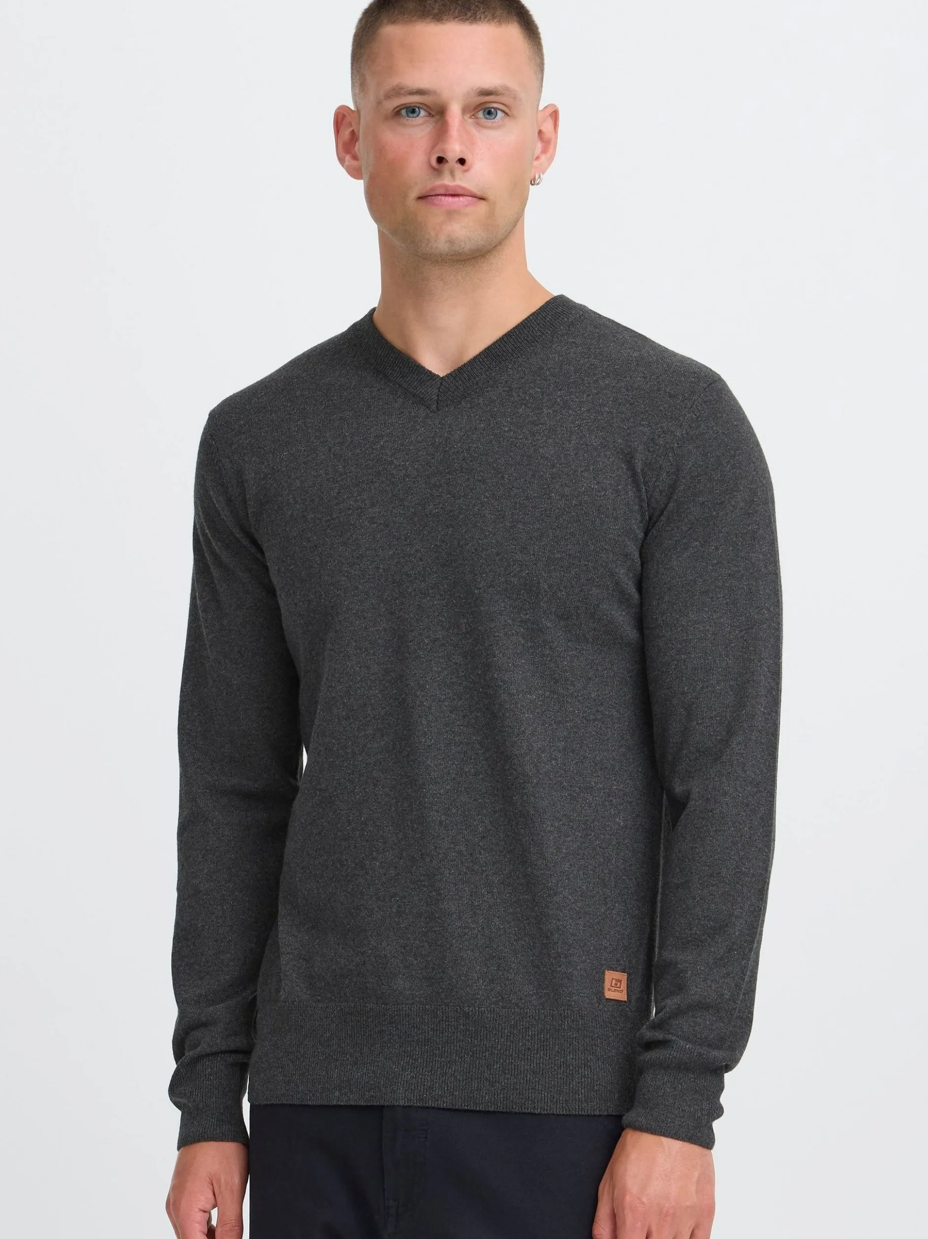 BLEND Herren Pullover - BHFibi in anthrazit